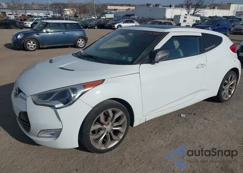 2013 Hyundai Veloster Base W/Gray из США, поврежденный, VIN KMHTC6ADXDU180316